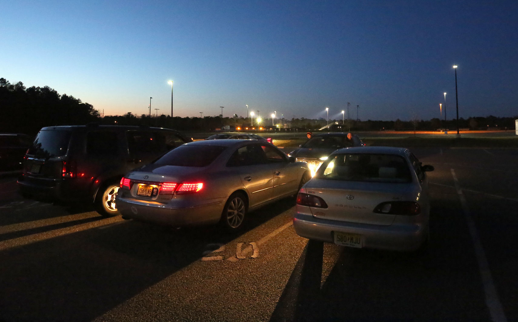 High school lights during Covid19